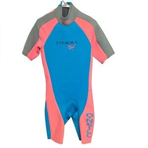 O'Neill Vintage  WetSuit - Pink, Blue, and Gray